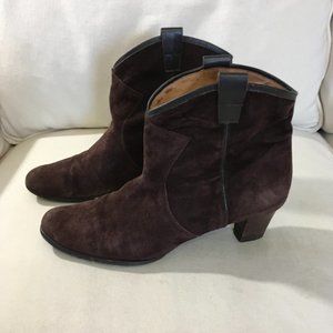 Array Leather Heeled Ankle Boots